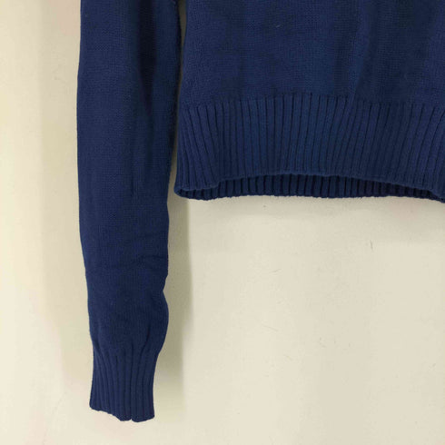 アディダスオリジナルス adidas Originals Knit half-zip dark blue レディース import:M