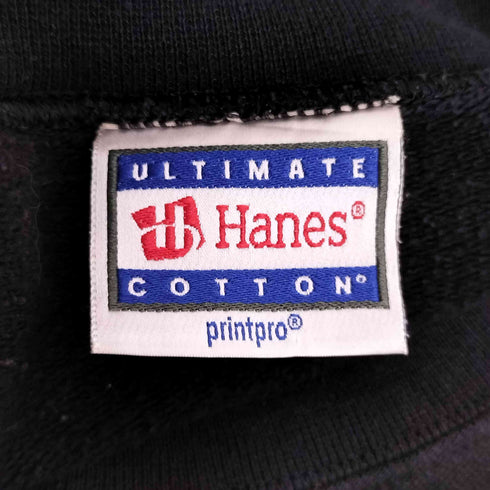 ヘインズ Hanes 90S~00S ホンジュラス製 ULTIMATE COTTON ブランク クルーネックスウェット メンズ import:L