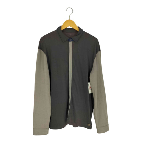 アルマーニエクスチェンジ ARMANI EXCHANGE マルチカラー 比翼シャツ メンズ import:L