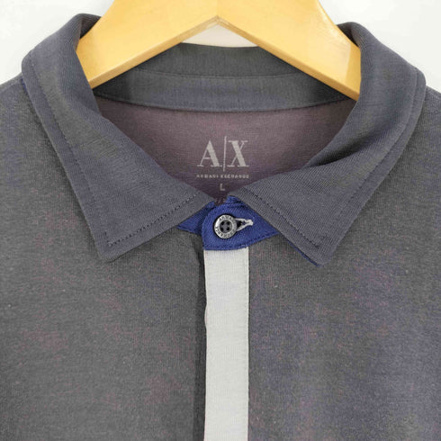 アルマーニエクスチェンジ ARMANI EXCHANGE マルチカラー 比翼シャツ メンズ import:L