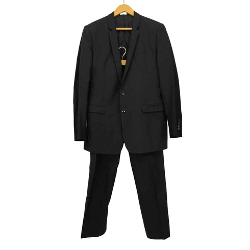 ドルチェアンドガッバーナ DOLCE&GABBANA 00s 格子柄 シングル 2B テーラードジャケット センタープレス テーパードスラックスパンツ セットアップ スーツ メンズ 48