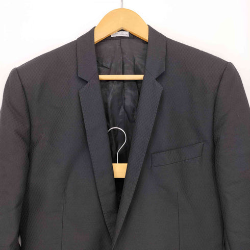 ドルチェアンドガッバーナ DOLCE&GABBANA 00s 格子柄 シングル 2B テーラードジャケット センタープレス テーパードスラックスパンツ セットアップ スーツ メンズ 48