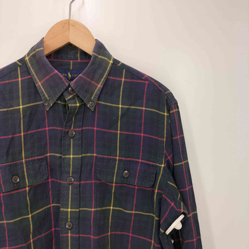 ラルフローレン RALPH LAUREN チェック柄 ボタンダウンシャツ ボックス メンズ JPN:S