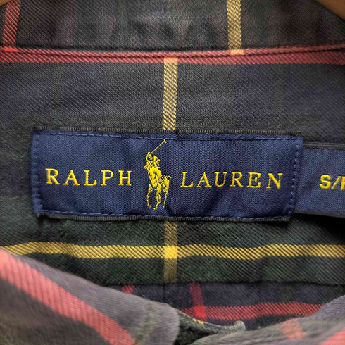 ラルフローレン RALPH LAUREN チェック柄 ボタンダウンシャツ ボックス メンズ JPN:S