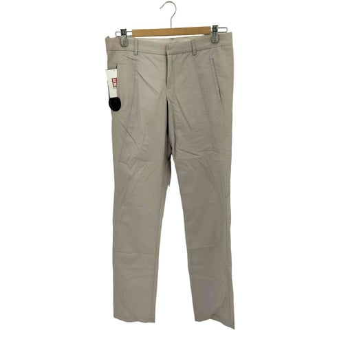 ヘルムートラング HELMUT LANG ririジッパー ローライズ カーブデザイン スラックスパンツ メンズ