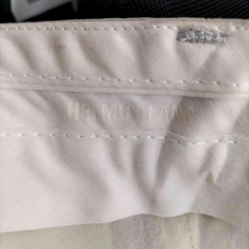 ヘルムートラング HELMUT LANG ririジッパー ローライズ カーブデザイン スラックスパンツ メンズ