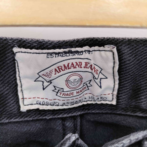 アルマーニジーンズ ARMANI JEANS 90-00s LAMPOジッパーフライ テーパードデニムパンツ メンズ 31