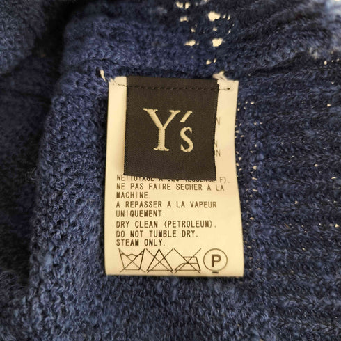 ワイズ Ys リネン混 ローゲージニット キャップ レディース