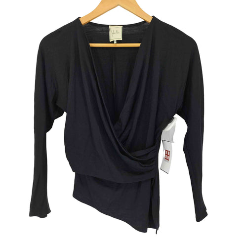 シビラ Sybilla カシュクールウールカットソー レディース M