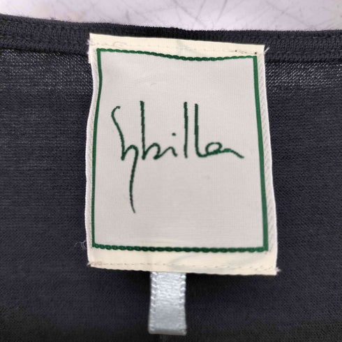 シビラ Sybilla カシュクールウールカットソー レディース M