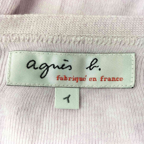 アニエスベー agnes b. フランス製 Vネックニットカーディガン レディース 1