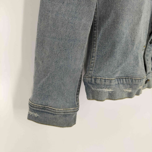 ニーキューイチニーキューゴーオム 291295=HOMME ダメージ加工 デニムジャケット メンズ 3