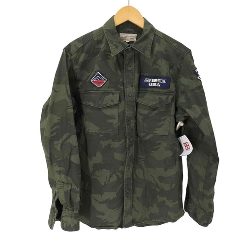 アヴィレックス AVIREX LS PATCHED SHIRT メンズ JPN:L