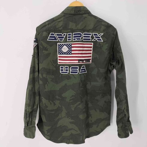 アヴィレックス AVIREX LS PATCHED SHIRT メンズ JPN:L