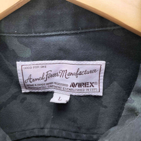 アヴィレックス AVIREX LS PATCHED SHIRT メンズ JPN:L