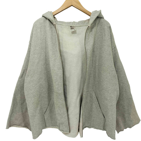 ロサンゼルスアパレル Los Angeles Apparel USA製 14oz HEAVY FLEECE カットオフ ジップアップ パーカー メンズ import:XL