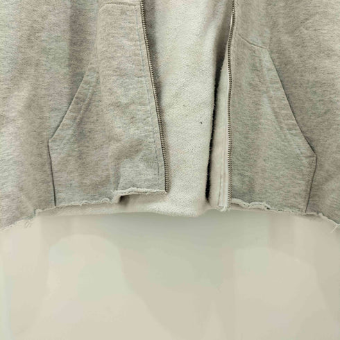 ロサンゼルスアパレル Los Angeles Apparel USA製 14oz HEAVY FLEECE カットオフ ジップアップ パーカー メンズ import:XL
