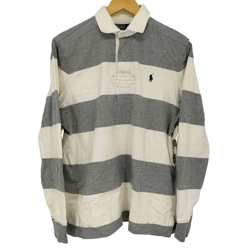 ポロバイラルフローレン Polo by RALPH LAUREN 90s CUSTOM FIT ボーダーラガーシャツ メンズ import:M