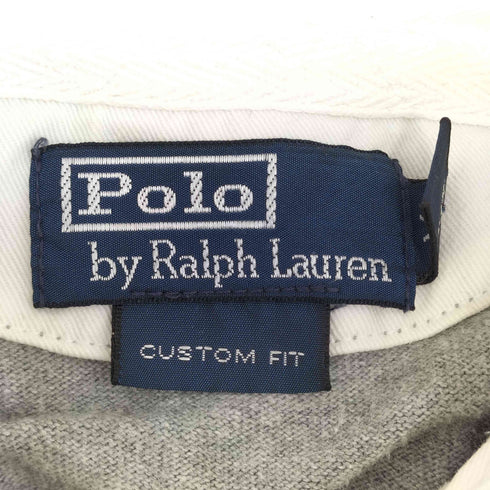 ポロバイラルフローレン Polo by RALPH LAUREN 90s CUSTOM FIT ボーダーラガーシャツ メンズ import:M