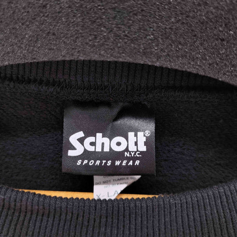 ショット Schott バックプリントスウェット メンズ JPN:XL