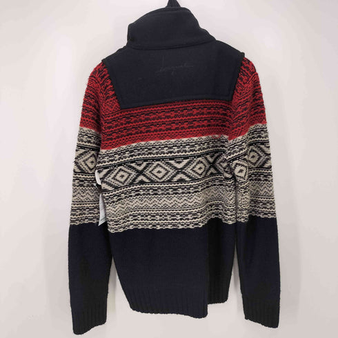 デシグアル Desigual 総柄 トグル ニットカーディガン レディース import:M