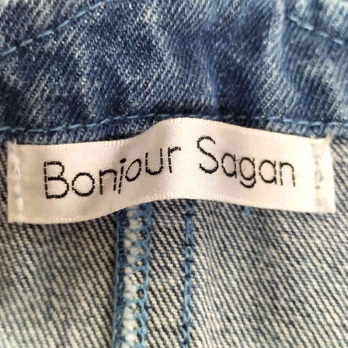 ボンジュールサガン Bonjour Sagan フロントジップサロペットジャンスカ レディース JPN:M