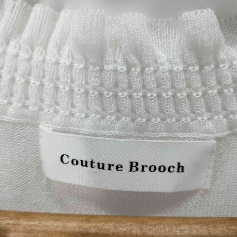 クチュールブローチ Couture brooch 23SS シアーシャーリングニットトップス レディース 38