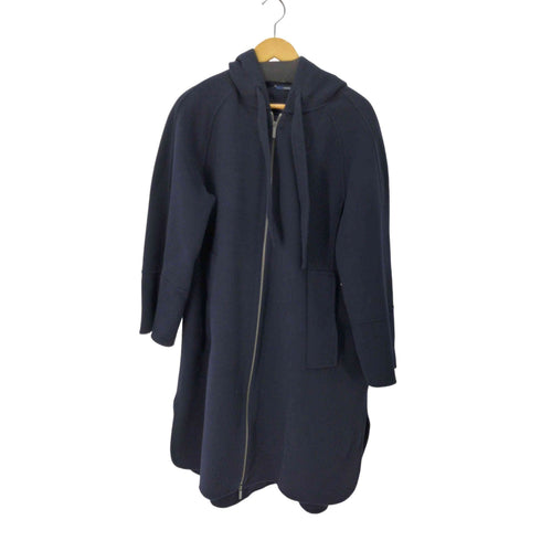 エスマックスマーラ S Max Mara cucito a mano ダブルフェイス ウール チェスターコート レディース 36