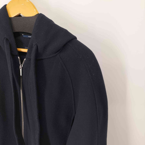 エスマックスマーラ S Max Mara cucito a mano ダブルフェイス ウール チェスターコート レディース 36