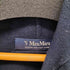 エスマックスマーラ S Max Mara cucito a mano ダブルフェイス ウール チェスターコート レディース 36