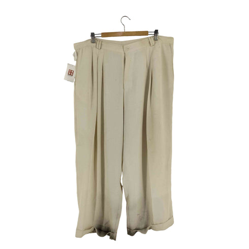 CARMEL ZHAO 80s USA製 BIG SIZE 3タック ワイドスラックスパンツ メンズ 42
