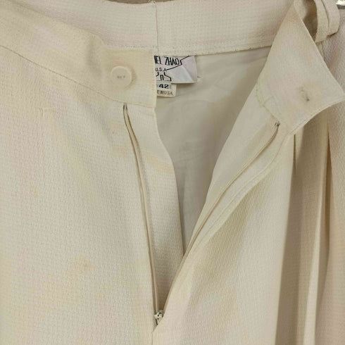 CARMEL ZHAO 80s USA製 BIG SIZE 3タック ワイドスラックスパンツ メンズ 42
