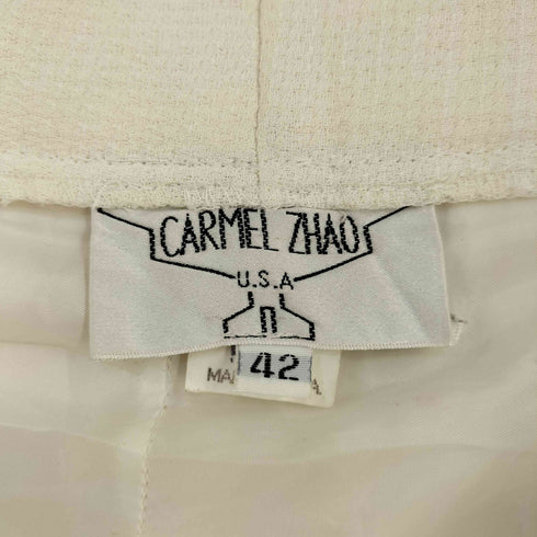 CARMEL ZHAO 80s USA製 BIG SIZE 3タック ワイドスラックスパンツ メンズ 42