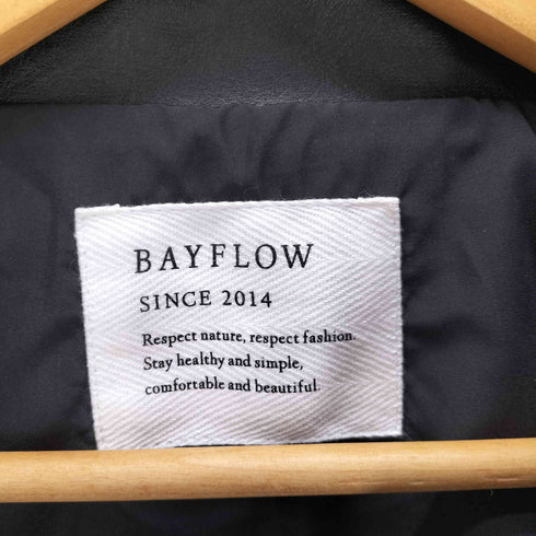 ベイフロー BAYFLOW ヴィンテージ ライク エコ レザー ジャケット メンズ JPN:4
