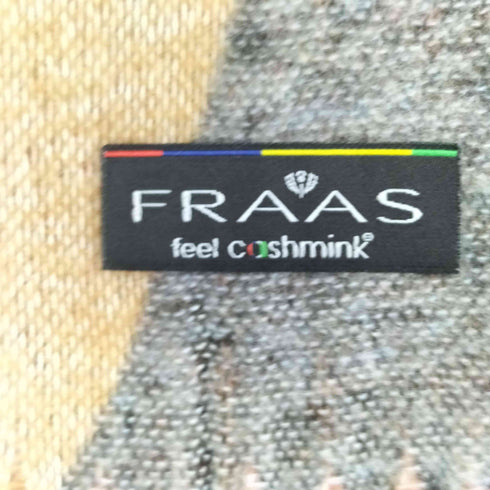 fraasフリンジマフラー メンズ