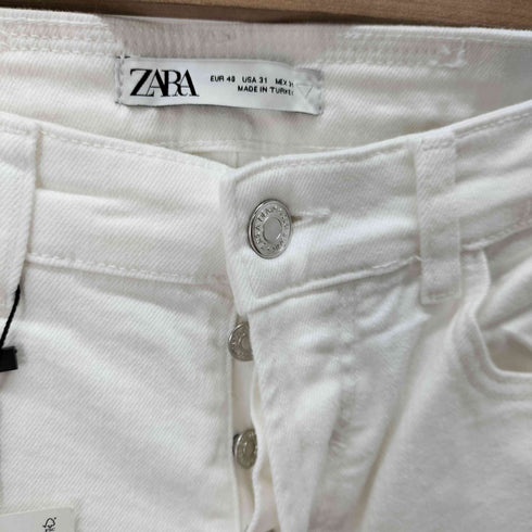 ザラ ZARA SKINNY FIT ダメージ スキニーデニム メンズ 40