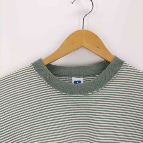ラッセルアスレチック RUSSELL ATHLETIC ボーダークルーネックS/S Tシャツ メンズ import:L