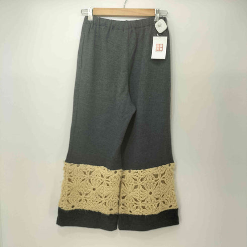 トリココムデギャルソン tricot COMME des GARCONS AD2005 切替 クロップド ニット パンツ レディース