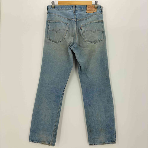 リーバイス Levis 501 66後期 ボタン裏6 黒カン 赤耳 ポケット裏チェーンステッチ スモールE アイスウォッシュ メンズ