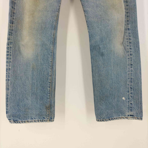 リーバイス Levis 501 66後期 ボタン裏6 黒カン 赤耳 ポケット裏チェーンステッチ スモールE アイスウォッシュ メンズ