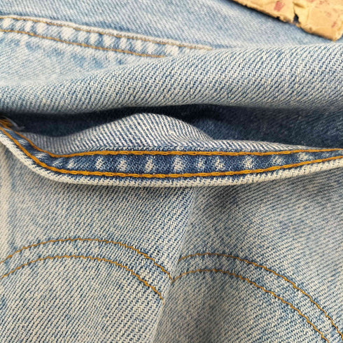 リーバイス Levis 501 66後期 ボタン裏6 黒カン 赤耳 ポケット裏チェーンステッチ スモールE アイスウォッシュ メンズ