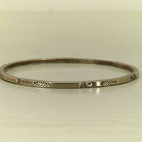 メキシカンジュエリー シルバー925刻印 バングル メンズ