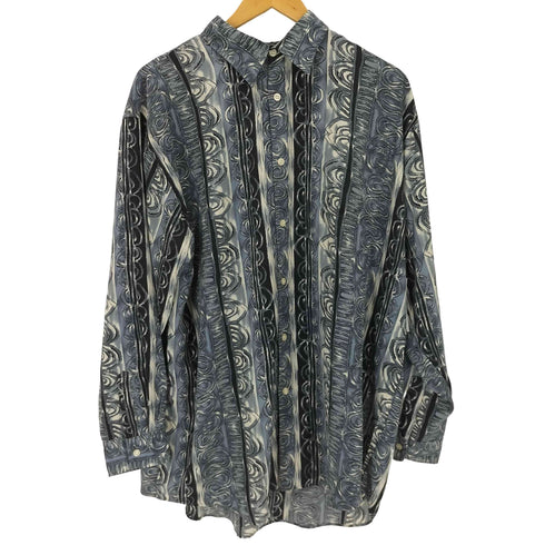 JALON. 総柄L/S レギュラーカラーシャツ メンズ JPN:L