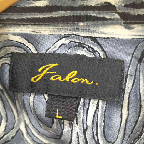 JALON. 総柄L/S レギュラーカラーシャツ メンズ JPN:L