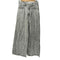 ニコアンド niko and... 24AW FRINGE WIDE DENIM フリンジ ワイド デニム パンツ レディース JPN:L