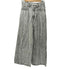 ニコアンド niko and... 24AW FRINGE WIDE DENIM フリンジ ワイド デニム パンツ レディース JPN:L