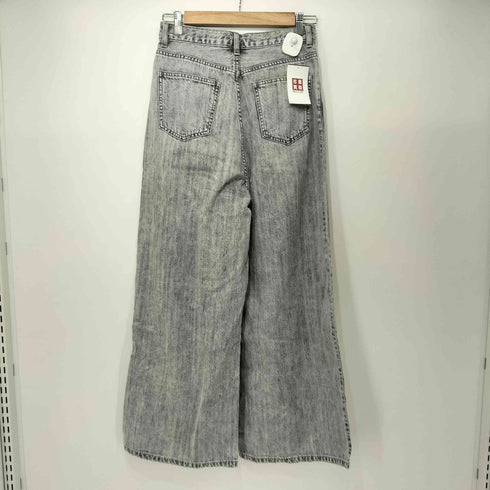 ニコアンド niko and... 24AW FRINGE WIDE DENIM フリンジ ワイド デニム パンツ レディース JPN:L
