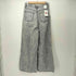 ニコアンド niko and... 24AW FRINGE WIDE DENIM フリンジ ワイド デニム パンツ レディース JPN:L