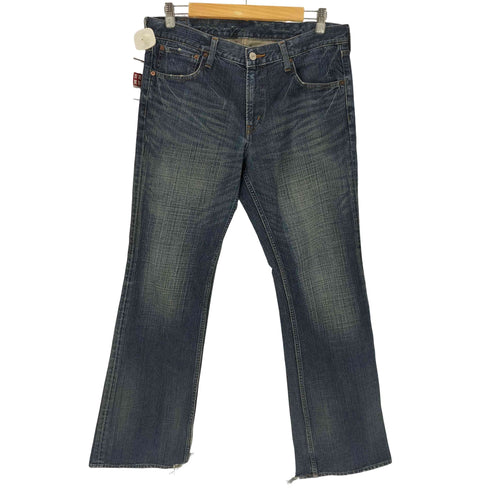 ボブソン BOBSON CRACK WASH ブーツカットデニムパンツ メンズ