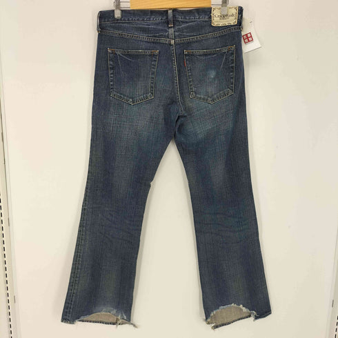 ボブソン BOBSON CRACK WASH ブーツカットデニムパンツ メンズ